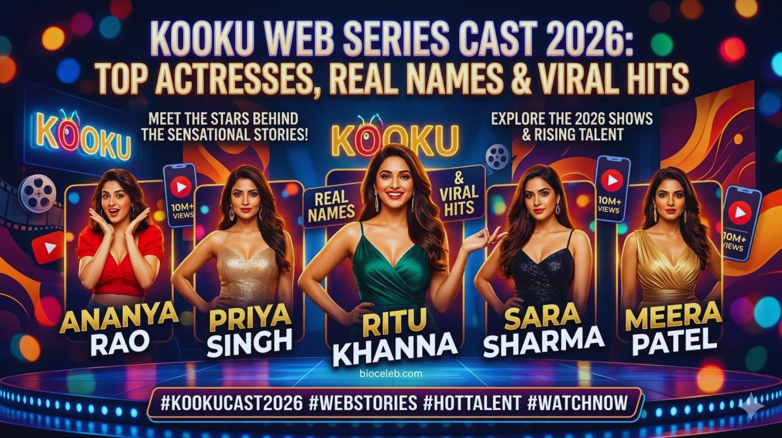 Kooku Web Series Cast 2026: Top Actresses, Real Names & Viral Hits