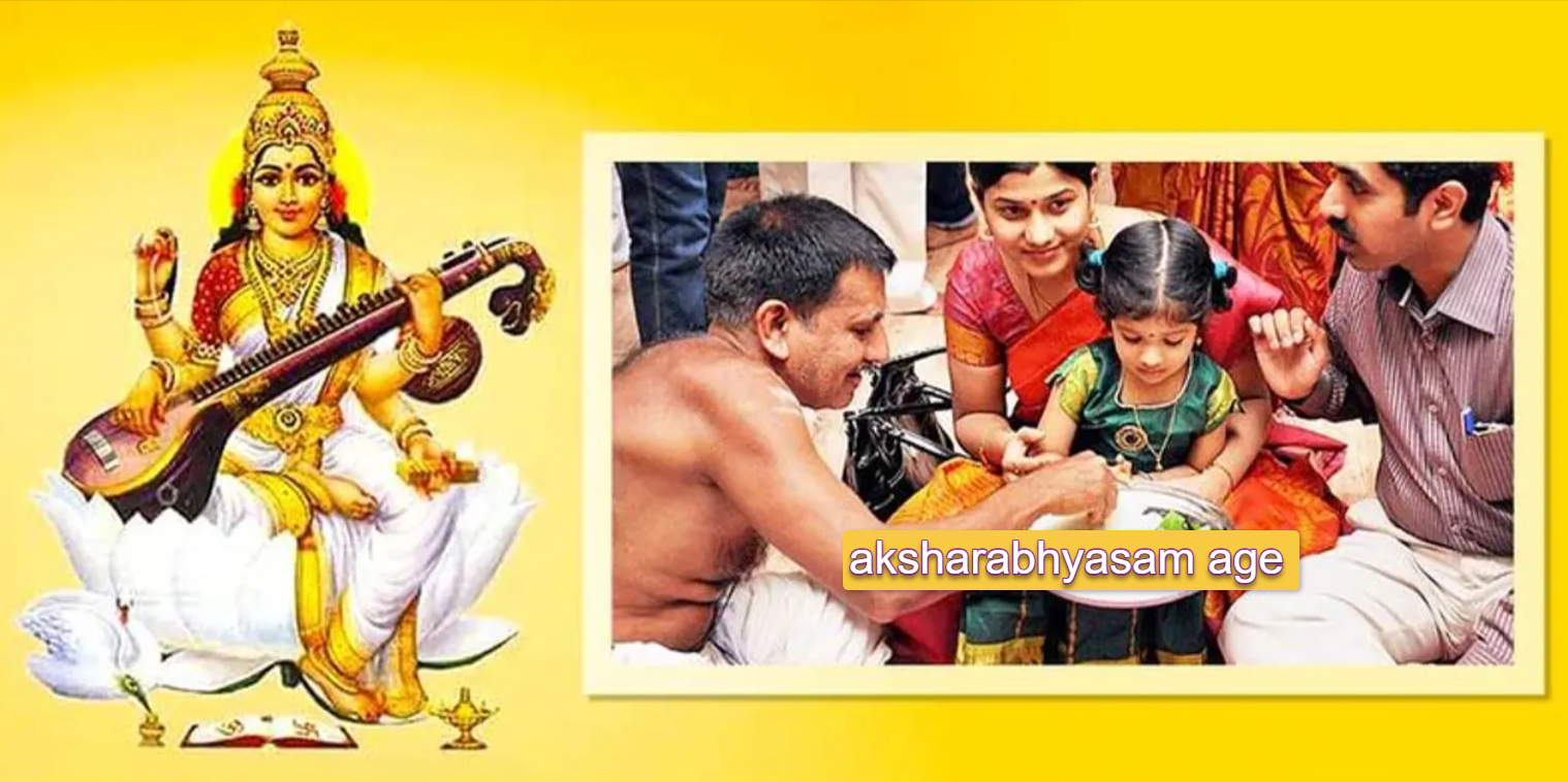 Aksharabhyasam Age: Ideal Time for Vidyarambham